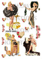 Decoupage Rice Paper - PINUP 9001