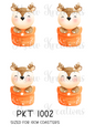 Deer in a Pocket Decoupage Rice Paper - PKT 1002
