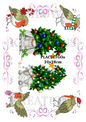 Gonk & Robin Christmas Decoupage Rice Paper - PLACECTGOa 1003
