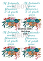 Decoupage Rice Paper - QUOTEG 33001