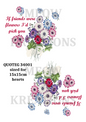 Decoupage Rice Paper - QUOTEG 34001