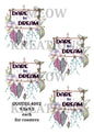 Decoupage Rice Paper - QUOTEG 4002
