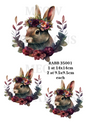Decoupage Rice Paper - RABB 35001
