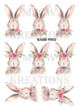 Decoupage Rice Paper - RABB 9002