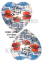 Lest We Forget Poppy Remembrance Decoupage Rice Paper - REMD 11001a
