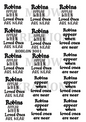 Robin Bird Memorial Decoupage Rice Paper - ROBLON 3001