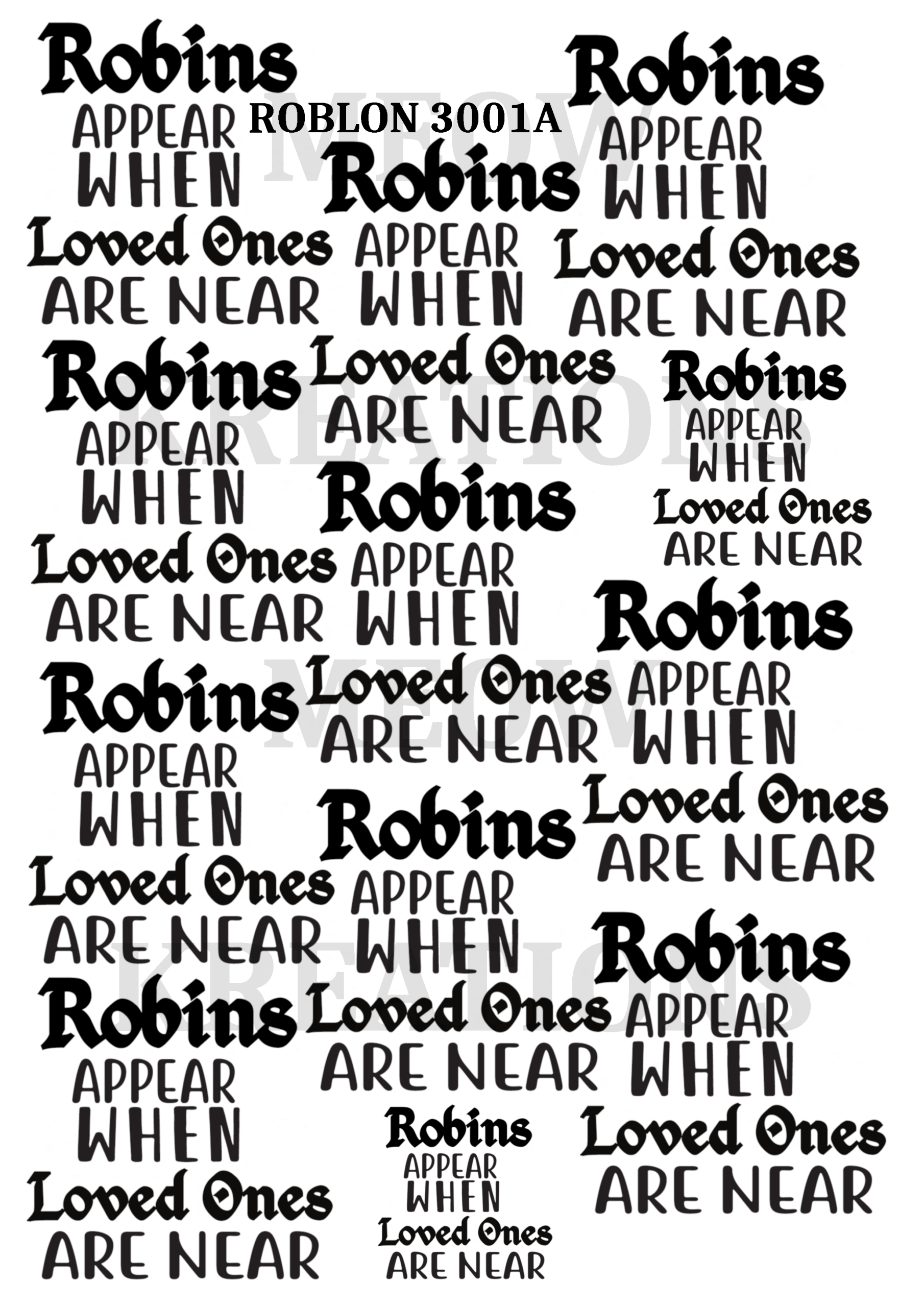 Roblon ROBLON 3001A – Meowkreations