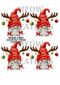 Gonk Reindeer Christmas Decoupage Rice Paper - RUDO 2002