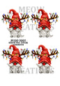 Gonk Reindeer Christmas Decoupage Rice Paper - RUDO 3002