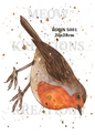 Robin Bird Decoupage Rice Paper - ROBIN 5001