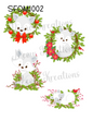 Snow Fox Winter Scene Christmas Decoupage Rice Paper - SFOM 1002