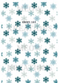 Snowflake Christmas Decoupage Rice Paper - SNOFL 101