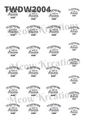 Decoupage Rice Paper - TWDW 2004