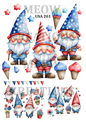 Decoupage Rice Paper - USA 201