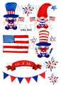 Decoupage Rice Paper - USA 301