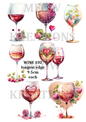 Decoupage Rice Paper - WINE 102