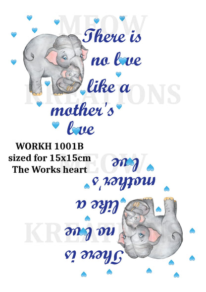 Decoupage Rice Paper - WORKH 1001B