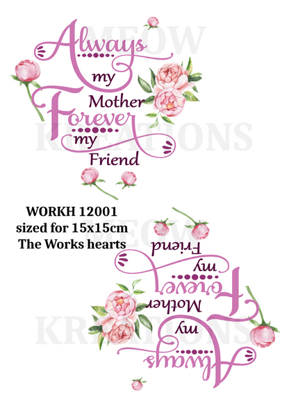 Decoupage Rice Paper - WORKH 12001