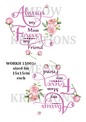 Decoupage Rice Paper - WORKH 15001c