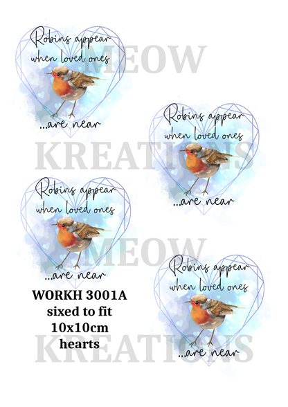 Decoupage Rice Paper - WORKH 3001A