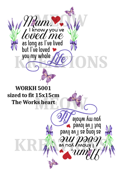 Decoupage Rice Paper - WORKH 5001