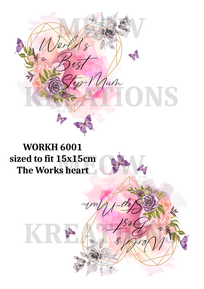 Decoupage Rice Paper - WORKH 6001