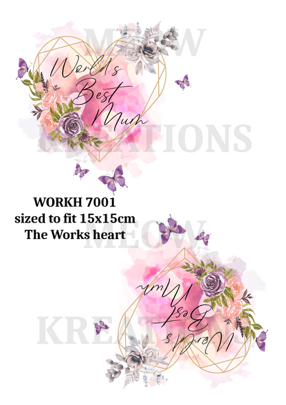 Decoupage Rice Paper - WORKH 7001