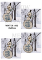 Decoupage Rice Paper - WINTER 1002