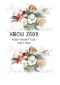 Christmas Decoupage Rice Paper - XBOU 2003