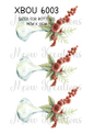 Christmas Decoupage Rice Paper - XBOU 6003