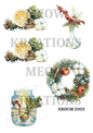 Christmas Decoupage Rice Paper - XBOUM 2002