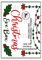 Christmas Eve Box Decoupage Rice Paper - XEB 101