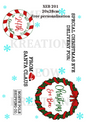 Christmas Eve Box Decoupage Rice Paper - XEB 201