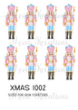Nutcracker Christmas Decoupage Rice Paper - XMAS 1002