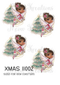 Fairy Christmas Decoupage Rice Paper - XMAS 11002