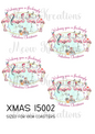 Flamingo Bird Christmas Decoupage Rice Paper - XMAS 15002