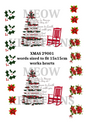 Christmas Memorial Decoupage Rice Paper - XMAS 29001