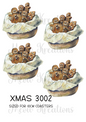 Gingerbread Christmas Decoupage Rice Paper - XMAS 3002