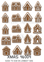 Gingerbread Christmas Decoupage Rice Paper - XMAS 46004