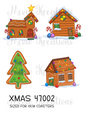 Gingerbread Christmas Decoupage Rice Paper - XMAS 47002