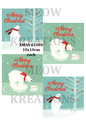 Polar Bear Christmas Decoupage Rice Paper - XMAS 61002