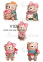 Decoupage Rice Paper - V036