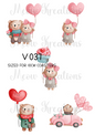 Decoupage Rice Paper - V037
