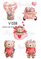 Decoupage Rice Paper - V038