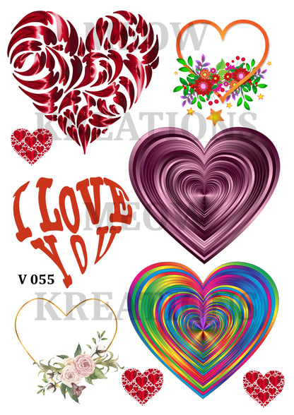 Decoupage Rice Paper - V055